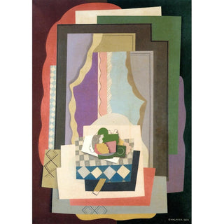 Nature morte devant la fenêtre - Georges Valmier | Reproduction Tableau Décoration murale affiche copie