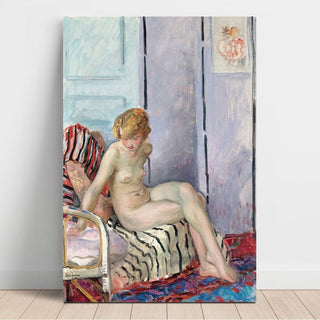 Nu Assis - Henri Lebasque | Reproduction Tableau Décoration murale affiche copie