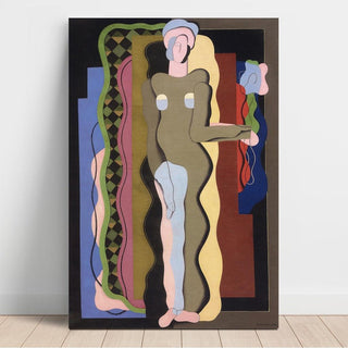 Nu avec une fleur - Georges Valmier | Reproduction Tableau Décoration murale affiche copie