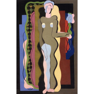 Nu avec une fleur - Georges Valmier | Reproduction Tableau Décoration murale affiche copie