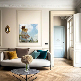 On the Heights - Charles Courtney Curran | Reproduction Tableau Décoration murale affiche copie