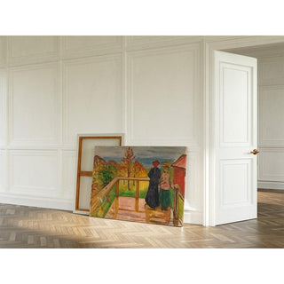 On the Veranda - Edvard Munch | Reproduction Tableau Décoration murale affiche copie