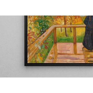 On the Veranda - Edvard Munch | Reproduction Tableau Décoration murale affiche copie