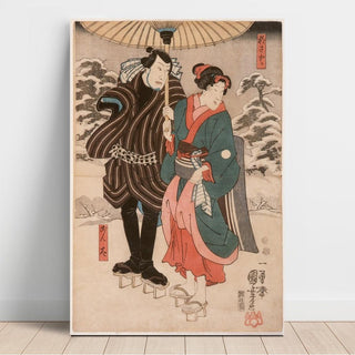 Osayo et Genta - Utagawa Kuniyoshi | Reproduction Tableau Décoration murale affiche copie