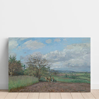 Paysage Avec Une Vachère - Camille Pissarro | Reproduction Tableau Décoration murale affiche copie