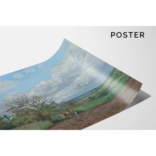 Paysage Avec Une Vachère - Camille Pissarro | Reproduction Tableau Décoration murale affiche copie