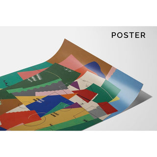 Paysage - Georges Valmier | Reproduction Tableau Décoration murale affiche copie