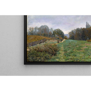 Paysage à Louveciennes - Alfred Sisley | Reproduction Tableau Décoration murale affiche copie