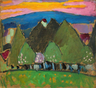 Paysage avec des fleurs - Alexej von Jawlensky