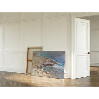 Paysage côtier rocheux - Alfred Zoff | Reproduction Tableau Décoration murale affiche copie