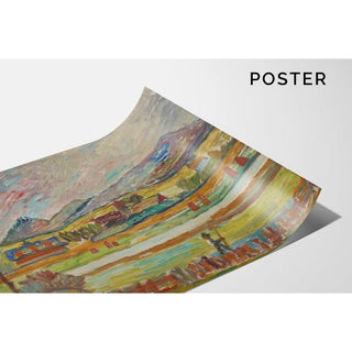 Paysanne avec un râteau - Sasza Blonder | Reproduction Tableau Décoration murale affiche copie