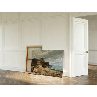 Pêcheurs sur le rivage de Valascu - Alfred Zoff | Reproduction Tableau Décoration murale affiche copie