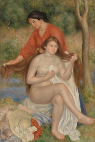 PierreAuguste Renoir - Bather and Maid La Toilette de la baigneuse.webp