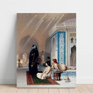 Piscine dans un harem - Jean-Léon Gérôme | Reproduction Tableau Décoration murale affiche copie