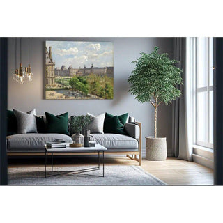 Place du Carrousel, Paris - Camille Pissarro | Reproduction Tableau Décoration murale affiche copie