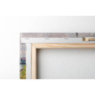 Port de pêche à Nieuport Belgique - Alfred Zoff | Reproduction Tableau Décoration murale affiche copie