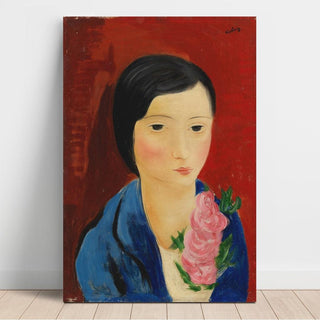 Portrait - Moïse Kisling | Reproduction Tableau Décoration murale affiche copie