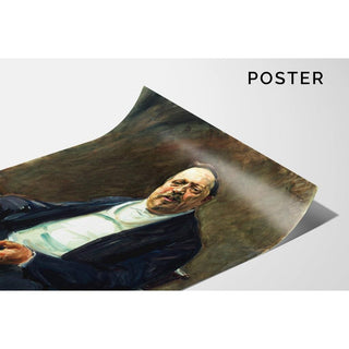 Portrait d'Alfred von Berger - Max Liebermann | Reproduction Tableau Décoration murale affiche copie