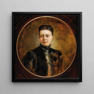 Portrait d'une dame - Franz von Lenbach