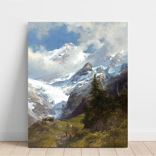 Portrait d'une jeune fille norvégienne - Edward Theodore Compton | Reproduction Tableau Décoration murale affiche copie