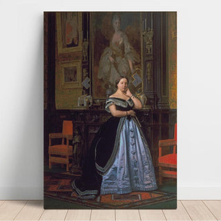 Portrait de Charlotte de Rothschild - Jean-Léon Gérôme | Reproduction Tableau Décoration murale affiche copie
