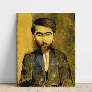 Portrait de Miezystaw Zborowski - Moïse Kisling | Reproduction Tableau Décoration murale affiche copie