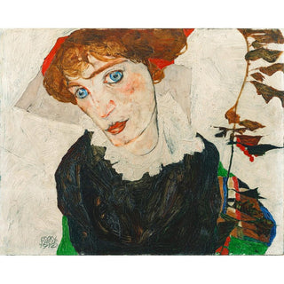 Portrait de Wally Neuzil - Egon Schiele | Reproduction Tableau Décoration murale affiche copie