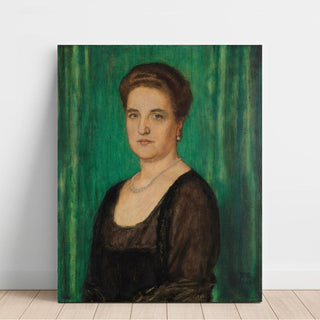 Portrait de femme Martha Butzer - Franz von Stuck | Reproduction Tableau Décoration murale affiche copie