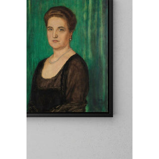 Portrait de femme Martha Butzer - Franz von Stuck | Reproduction Tableau Décoration murale affiche copie