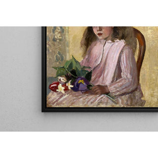 Portrait de la fille de l'artiste - Camille Pissarro | Reproduction Tableau Décoration murale affiche copie