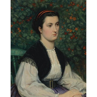 Portrait of a Lady - James Tissot | Reproduction Tableau Décoration murale affiche copie