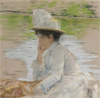 Portrait sans titre de Mme Chase - William Merritt Chase