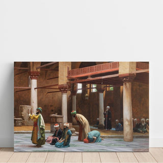 Prières à la mosquée - Jean-Léon Gérôme | Reproduction Tableau Décoration murale affiche copie