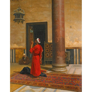 Prières du matin - Ludwig Deutsch | Reproduction Tableau Décoration murale affiche copie