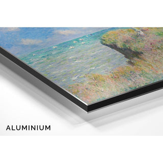 Promenade sur la falaise, Pourville de Claude Monet | Reproduction Tableau Décoration murale affiche copie