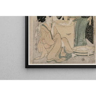 Province de Settsu Six rivières à la mode - Kitagawa Utamaro | Reproduction Tableau Décoration murale affiche copie