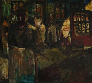 Quartier des pêcheurs le soir - Constant Permeke