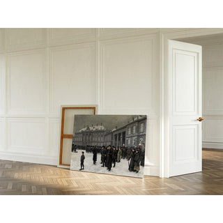 Relève de la garde au palais d'Amalienborg - Paul Fischer | Reproduction Tableau Décoration murale affiche copie