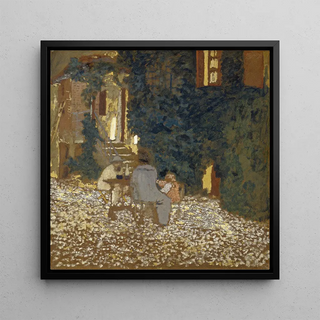 Reproduction | Repas dans un jardin - Édouard Vuillard