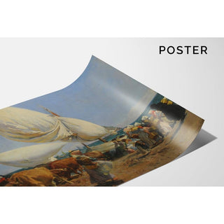 Retour de la pêche - Joaquín Sorolla | Reproduction Tableau Décoration murale affiche copie