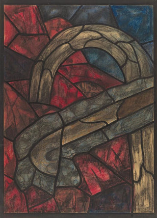 Richard Nicolas Roland Holst - Ontwerp voor raam in het Noordertransept in de Dom te Utrecht 32.webp