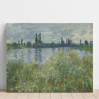 Rives de la Seine à Vétheuil - Claude Monet | Reproduction Tableau Décoration murale affiche copie