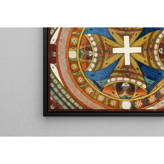 Roosali von Indien; Roosali von Rußland; Roosali von China; Und Roosali von Jappan im Skt. Adolf-Roosa-Gaarta 1922 - Adolf Wölfli | Reproduction Tableau Décoration murale affiche copie