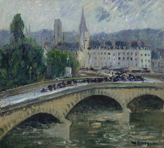 Rouen le pont Corneille - Gustave Loiseau