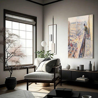 Rue Lafayette - Edvard Munch | Reproduction Tableau Décoration murale affiche copie