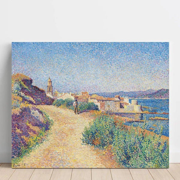Riproduzione del dipinto Saint-Tropez - Maximilien Luce