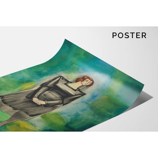 Sans titre Figure féminine - Karl Wiener | Reproduction Tableau Décoration murale affiche copie