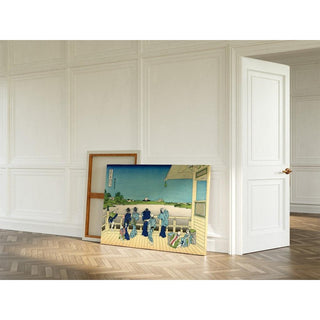 Sazai Hall au Temple des Cinq Cents Arhat - Katsushika Hokusai | Reproduction Tableau Décoration murale affiche copie