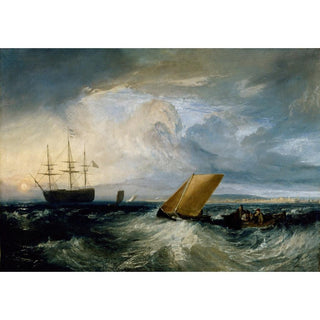 Sheerness vue depuis le Nore - Joseph Mallord William Turner | Reproduction Tableau Décoration murale affiche copie