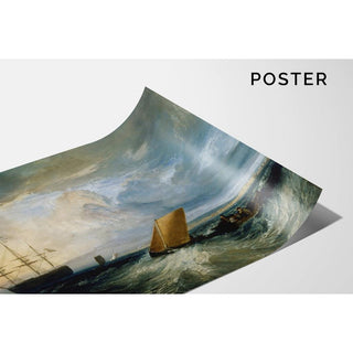 Sheerness vue depuis le Nore - Joseph Mallord William Turner | Reproduction Tableau Décoration murale affiche copie